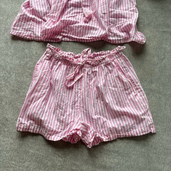 Mille Pink Stripe Cotton Set - Picture 5 of 6